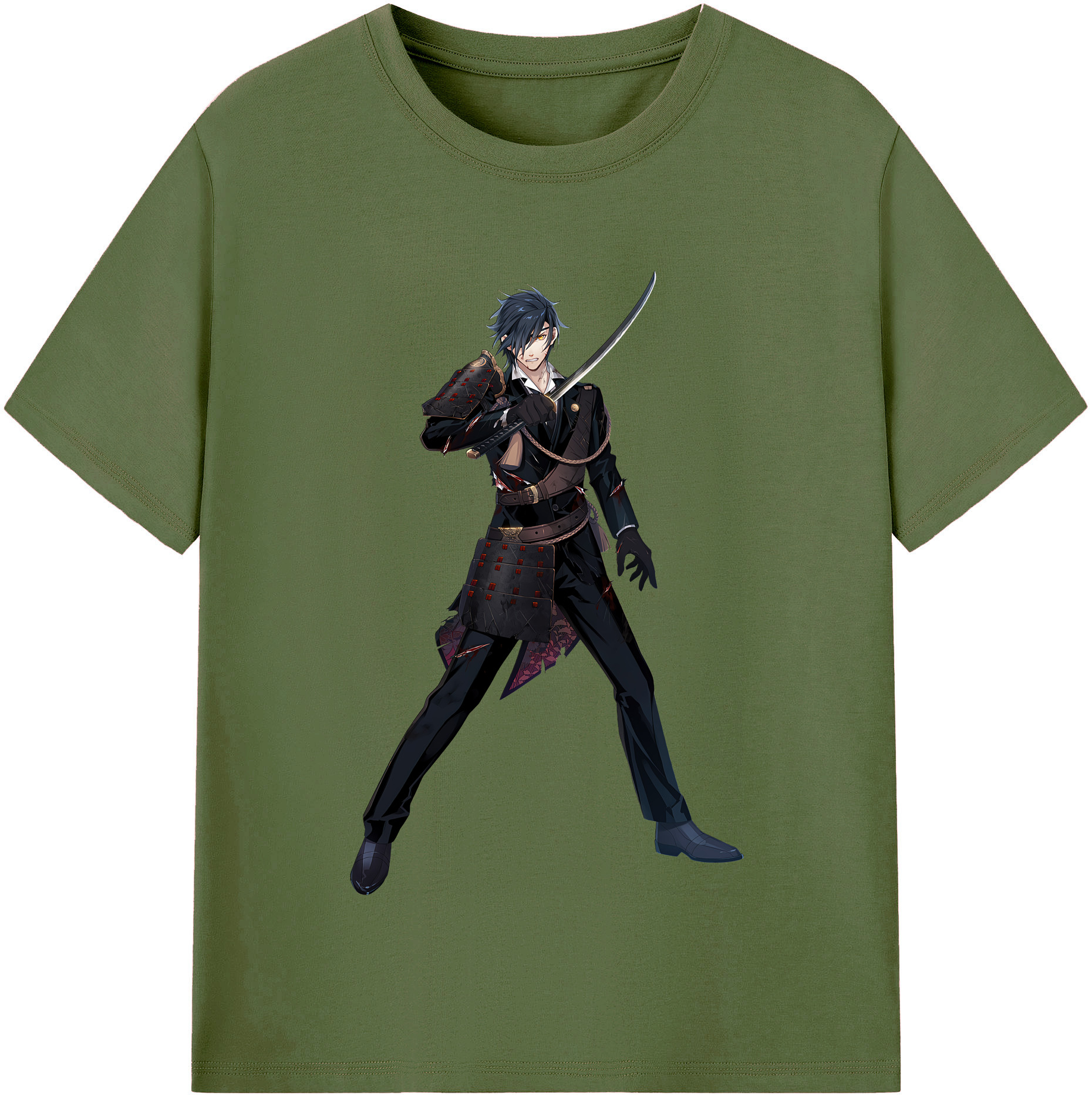 （画像用） 刀剣乱舞 Touken Ranbu 綿100％半袖Tシャツ（フロントプリント）